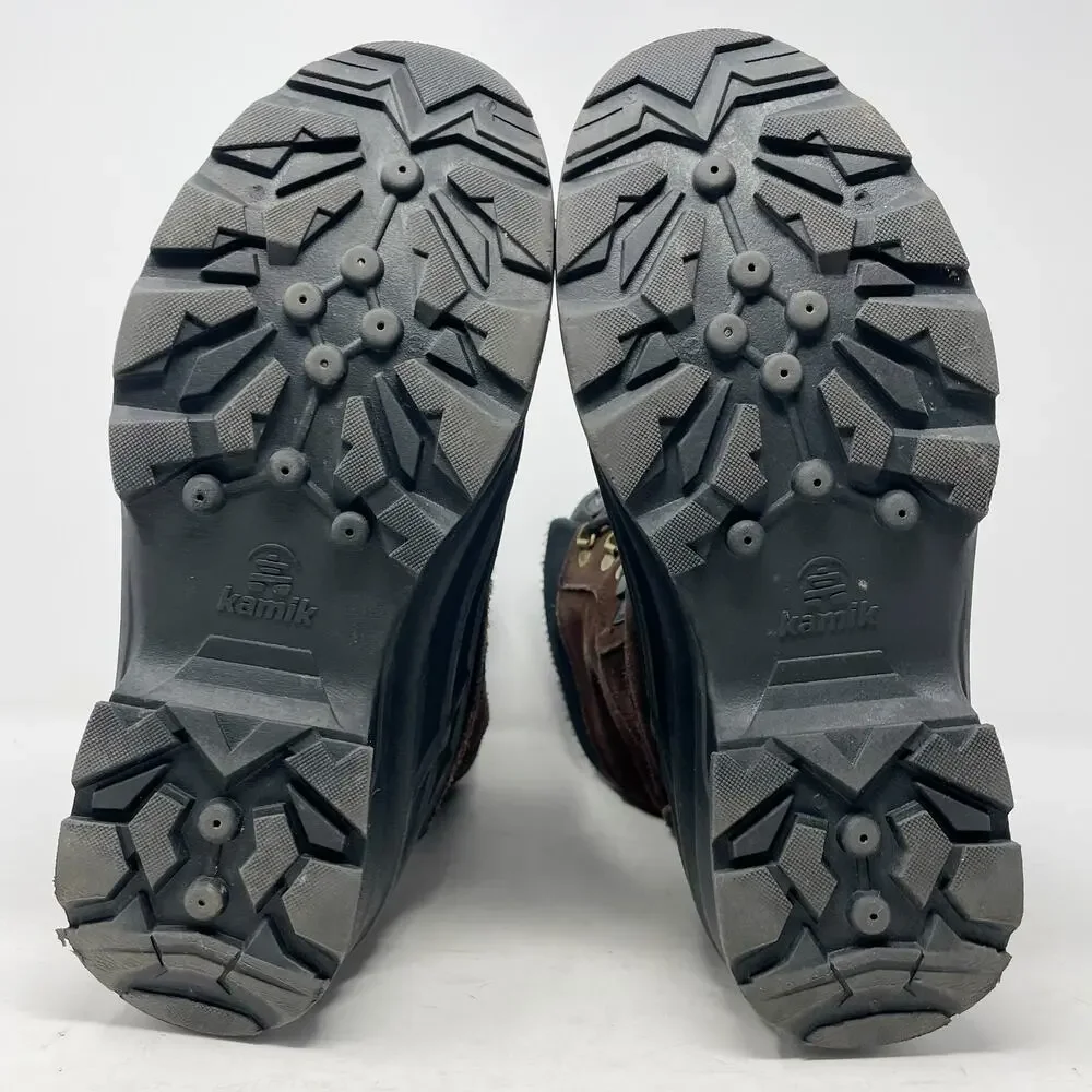 Kamik Suede Nation Plus Waterproof Insulated Winter Boots Mens 8